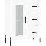  Visoka komoda bijela 69,5x34x180 cm konstruirano drvo | shoptok.hr