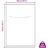  Tkanine vreće 50 pcs Bijela 100 x 150 cm PP | shoptok.hr