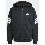 Adidas Muški duks sa kapuljačom m fi 3s fz, Crni Cene