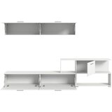 MID.YOU Dnevni Regal Chepo Bela 277x102 Cm | Shoptok.si