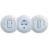  Kliklap - Retro kućna utičnica bez okvira SCHUKO 230V/16A plava | Eponuda.com