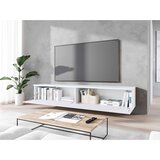 P & B nizka omarica lowa, bela, vzorec ribje kosti, led | Shoptok.si