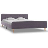 vidaXL Posteljni okvir svetlo sivo blago 140x200 cm | Shoptok.si