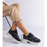Gemre Black women's sneakers with glitter Agar | Shoptok.si