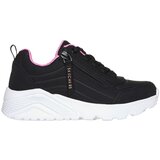 Skechers Patike za devojčice Uno lite Easy zip, Crne Cene