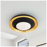 Eglo canicosa 2 plafonjera, led, 24,5w, 3000lm, prom 495, dimabilna, crno/zlatna | shoptok.hr