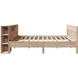  Krevet s regalom za knjige bez madraca 200 x 200 cm od borovine | shoptok.hr