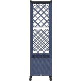  Povišeni krevet s mrežom i krovom Siva 162,5 x 40 x 142 cm PP | Eponuda.com