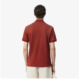 Lacoste Majice & Polo majice SHORT SLEEVED RIBBED COLLAR Rdeča | Shoptok.si
