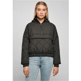 UC Ladies Women's Oversized Diamond Quilted Tug Jacket Black