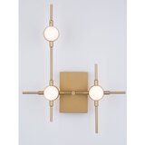 Nova Luce Metalna LED zidna lampa u zlatnoj boji Atomo – | shoptok.hr