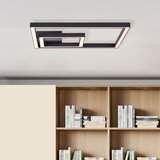 Brilliant LED plafonsko svetlo QUON LED/24W/230V 3000K 40x40 cm crna | Eponuda.com