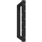vidaXL noge za jedilno mizo u-oblika 2 kosa črna 90x(72-73) cm jeklo | Shoptok.si