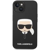 Karl Lagerfeld Maska MagSafe Compatible Case Liquid Silicone Karl Head for iPhone 14 Black | ePonuda.com