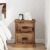 vidaXL Noćni ormar Staro drvo 39 x 39 x 47.5 cm Konstruirano drvo | shoptok.hr