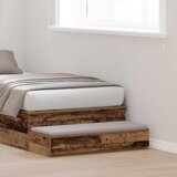  Ladice za krevet Staro drvo 75 x 36,5 x 16,5 cm | shoptok.hr