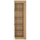 Mömax Vitrina Lyon Hell Bela/hrast | Shoptok.si