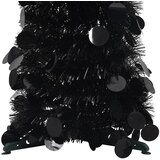  Prigodno umjetno božićno drvce crno 180 cm PET | shoptok.hr
