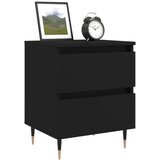  Noćni ormarić crni 40x35x50 cm od konstruiranog drva | shoptok.hr