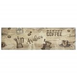 Maison Chic Kuhinjska Preproga, Rug pralna kavna tematika rjava 45x150 cm žamet, (22122281) | Shoptok.si