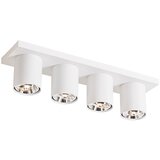 QAZQA Moderni stropni reflektor bel 4-light - Tubo Cene