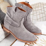 Resti Gray cowboy boots on a wedge Bertold - Footwear | ePonuda.com