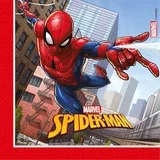 Komplet papirnatih prtičkov s Spidermanom – 2-slojni, 33x33 cm, 20 kosov