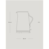 Stelton Črn grelnik vode iz nerjavečega jekla 1,2 l Emma – | Shoptok.si