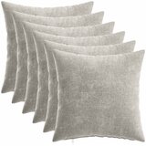  Presvlaka za jastuk 6 kom. HEERLEN Svjetlosiva 35 x 35 cm | shoptok.hr