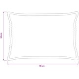  Presvlaka za jastuk 6 kom. HOUTEN Sivosmeđa 50 x 70 cm Kord | shoptok.hr