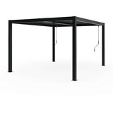  Sojag Milo 1012 | Čelična pergola s krovom sa žaluzinama | Crna | 3x3 5m | shoptok.hr