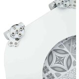 WC daska 2 pcs Plavi i bijeli porculan 44 x 38 cm MDF ploča | shoptok.hr