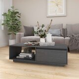 Furnova Klubska mizica siva 110x50x33,5 cm trdna borovina, (21913344) | Shoptok.si