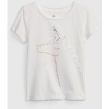 GAP Kids T-shirt with unicorn - Girls Cijene