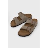 Birkenstock Natikače od brušene kože Arizona VL za žene, boja: siva, 51463 | shoptok.hr