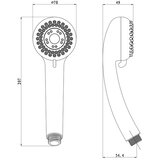 STIL ručica tuša 3 funkcije (P102) | shoptok.hr