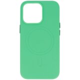 Onasi usnjen silikonski ovitek MagSafe za iPhone 13 6.1 - mint Cene