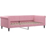  Dnevni krevet s madracem ružičasti 90 x 200 cm baršunasti | shoptok.hr