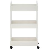 Bessagi Home Kopalniški Regal Sandro, S Kolesci, Bela | Shoptok.si