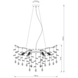 Globo VISEČA SVETILKA Queena 60/120 cm E14 | Shoptok.si