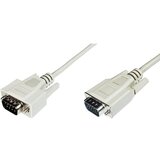 Digitus VGA priključni kabel VGA 15-polni vtič\, VGA 15-polni vtič 3.00 m siva AK-310100-030-E lahko se privije VGA kabel, (20410789) | Shoptok.si