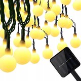  Solarni LED dekorativni niz 30×LED/8 funkcija 500 mAh 6,5 m IP67 topla bela | Eponuda.com
