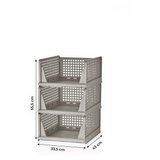 Hanah home Višenamenska polica Lavine Beige | Eponuda.com