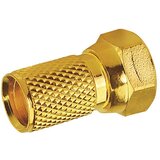 SCHWAIGER F-utikač (Promjer: 7 mm, Pozlaćeno, 1 Kom.) | shoptok.hr