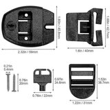 INORCO Kit de reparacin de pestillo de la cubierta de la ba帽era de hidromasaje del spa - 8 juegos - Ranura de bloqueo Pestillos de repuesto Clip Lock+mki, (21981671) | Shoptok.si