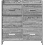  Kreveta Siva Sonoma 75 x 33 x 80 cm Konstruirano drvo | shoptok.hr