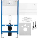 Rea Ugradbeni (podžbukni) okvir za WC školjku T White Glass | shoptok.hr