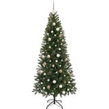 vidaXL Umestno božično drevo med 300 LED Zelena 210 cm PE in PVC | Shoptok.si