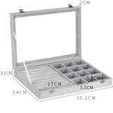 INF Nakit Prstani Uhani Ogrlica Pladenj Vitrina Organizator, (21540881) | Shoptok.si