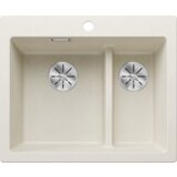 Blanco sudoper PLEON 6 SPLIT InFino SILGRANIT s dalj. upr. - NJEŽNO BIJELA | shoptok.hr